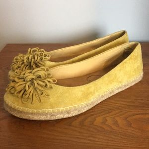 Leather flats